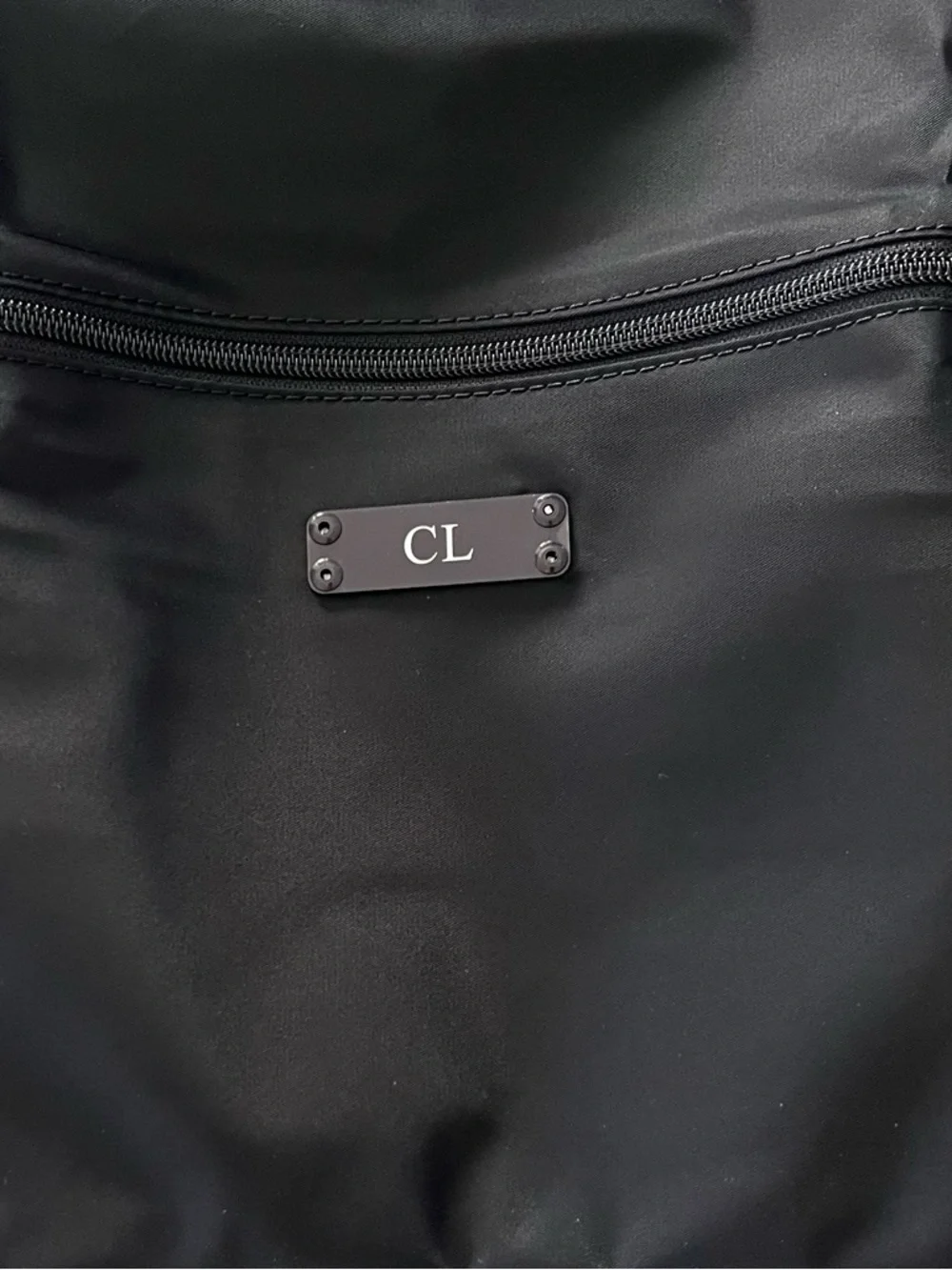 TUMI Just In Case Backpack in Black/Gunmetal Unisex Monogram CL